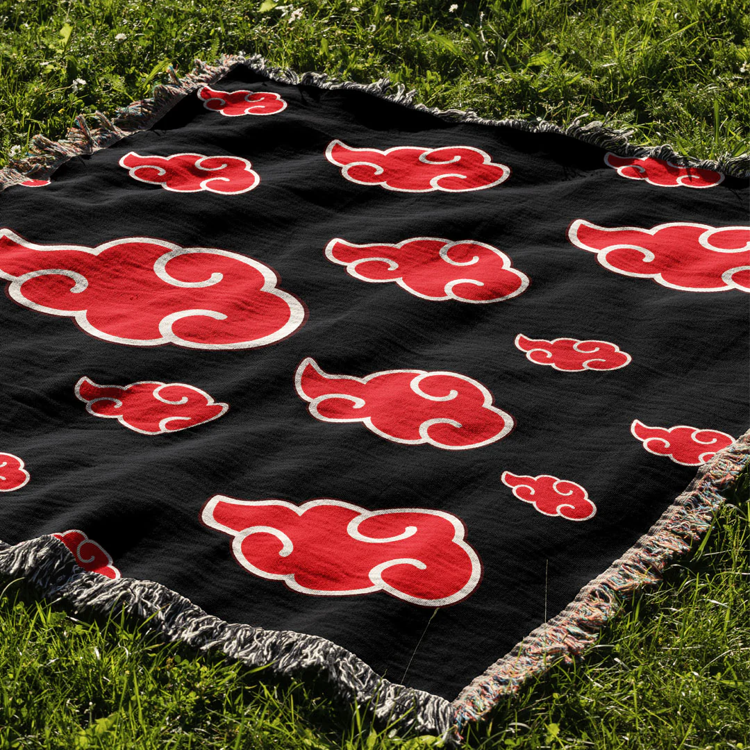 Clouds Woven Blanket Tapestry - Image 2