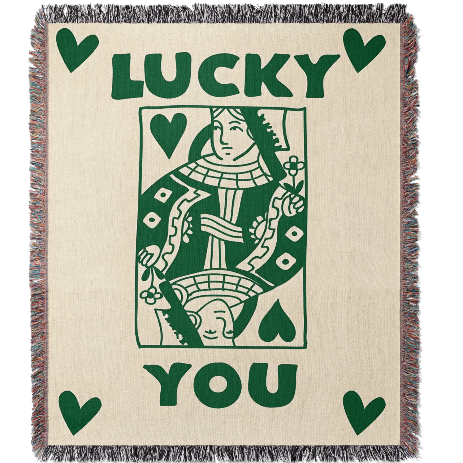 Lucky You Woven Blanket Tapestry