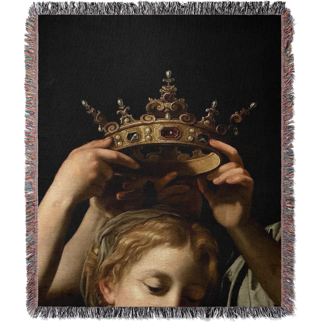 The Queen Woven Blanket Tapestry