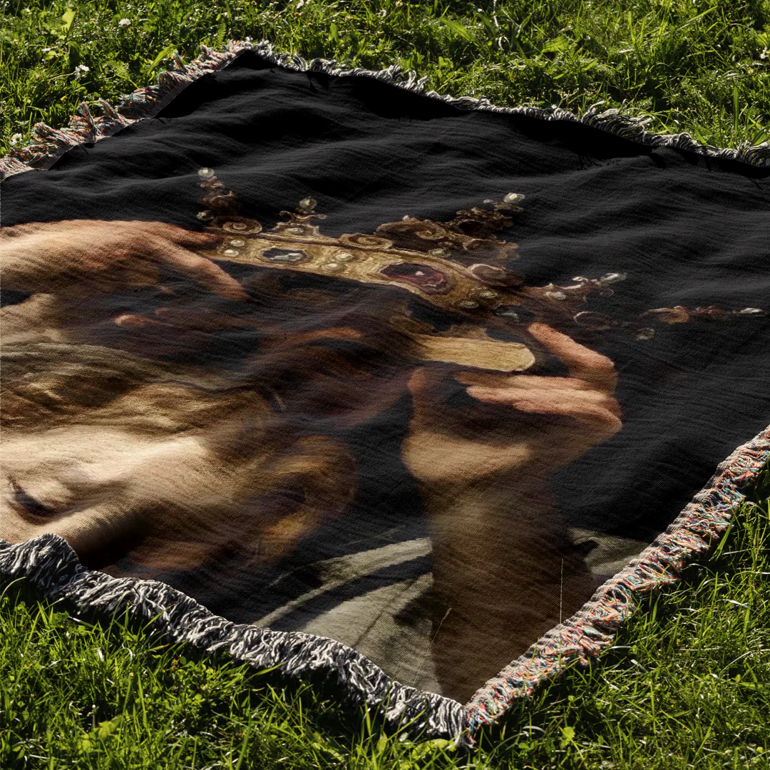The Queen Woven Blanket Tapestry - Image 2