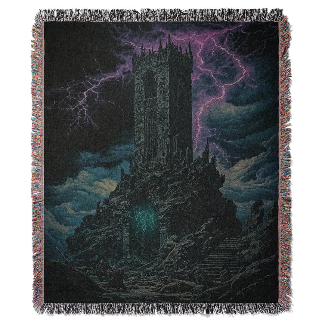 Wicked Castle Woven Blanket Tapestry